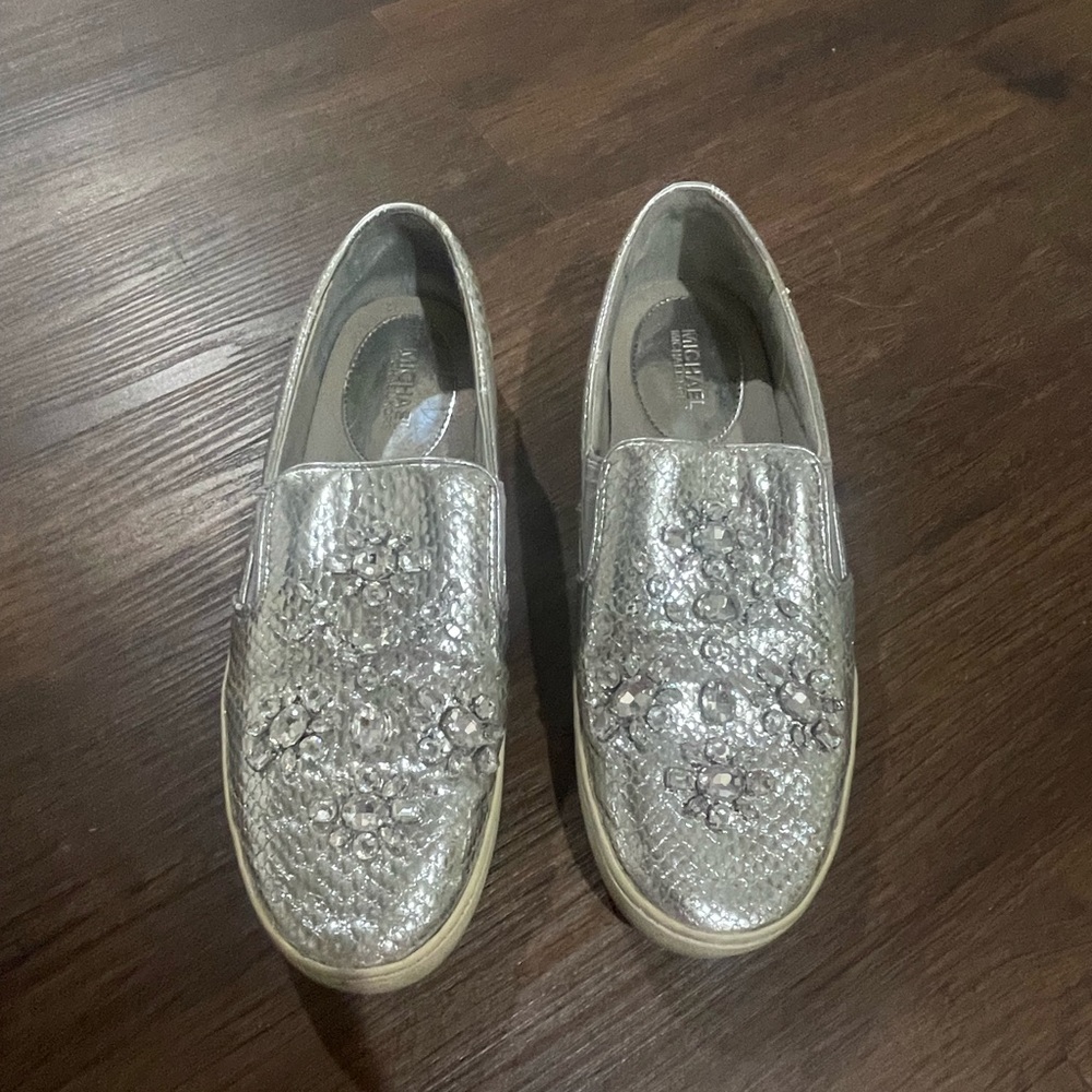 Silver Michael Kors shoes
